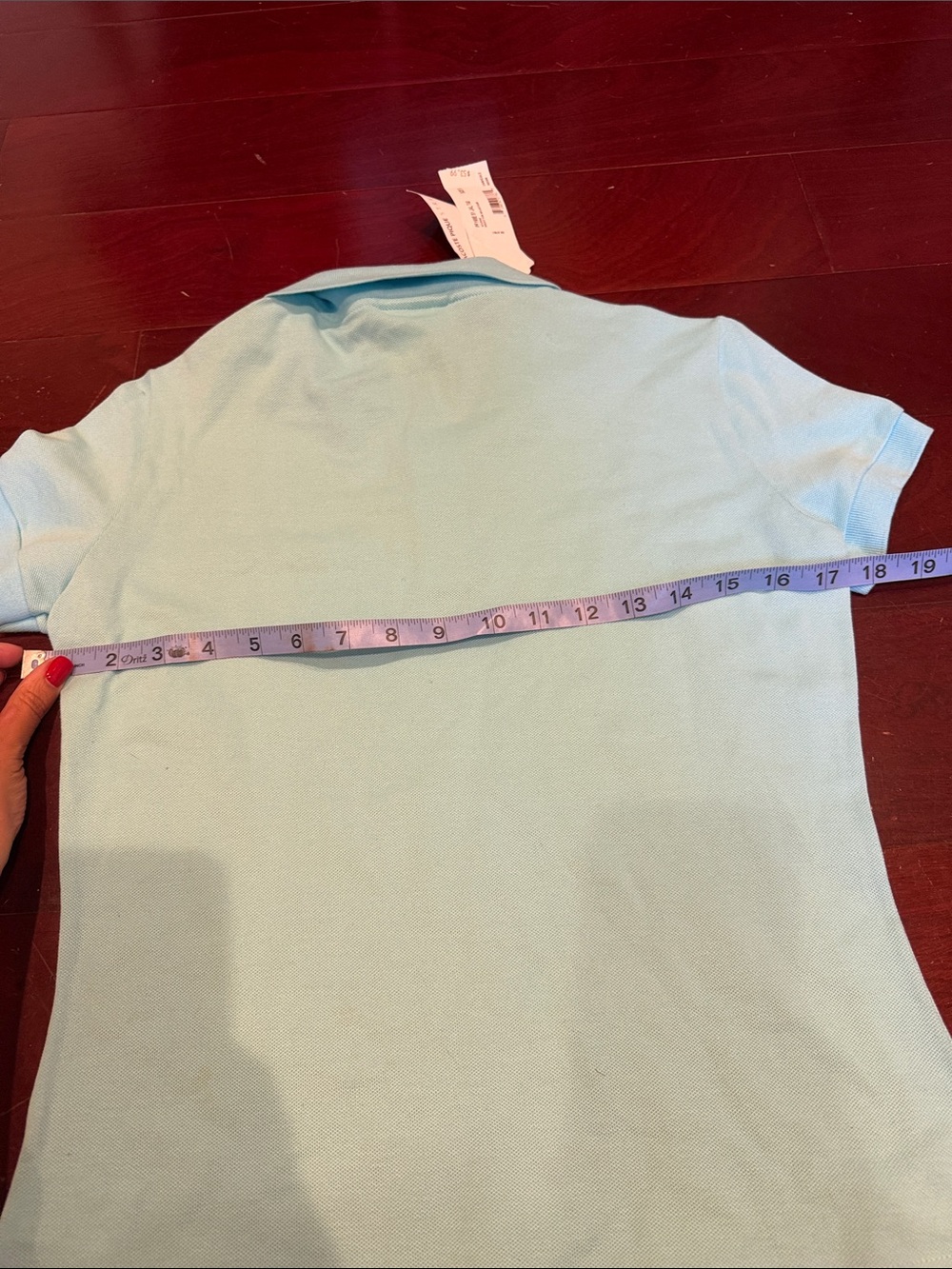 Lacoste Fitted Blue Short Sleeve Polo NWT - Picture 6 of 7